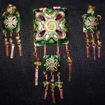 Ювелирная эмаль, медь.